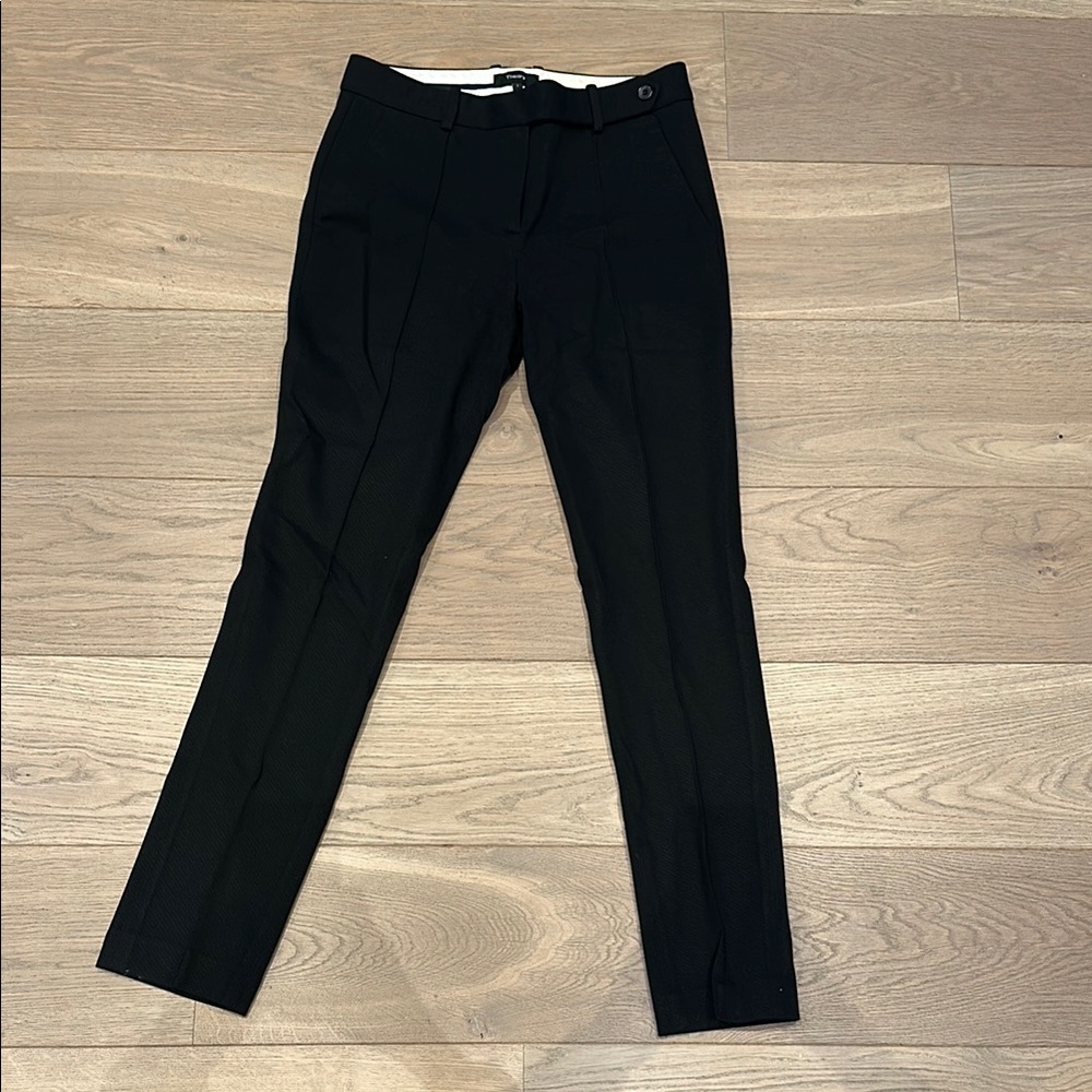 Theory Classic Black Slim-Fit Trousers